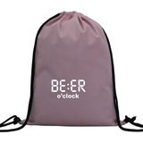 Hero Tasarım Hero tasarım Beer O'clock Djital Saat Baskılı - Ipli Spor Sırt Çantası - Günlük - Okul 35*46CM One Size | INN1081 - Pembe - Standart