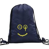 Hero Tasarım Hero tasarım Bisiklet Parçaları Gülen Yüz - Ipli Spor Sırt Çantası - Günlük - Okul 35*46CM One Size | INN1066 - 003-Lacivert - Standart