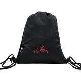 Hero Tasarım Hero tasarım Bisiklet Ritim - Ipli Spor Sırt Çantası - Günlük - Okul 35*46CM One Size | INN1062 - 000-Siyah - Standart