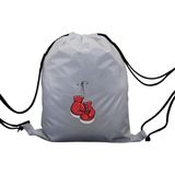 Hero Tasarım Hero tasarım Boks Eldiveni - Ipli Spor Sırt Çantası - Günlük - Okul 35*46CM One Size | INN1017 - Beyaz - Standart