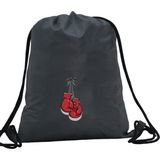 Hero Tasarım Hero tasarım Boks Eldiveni - Ipli Spor Sırt Çantası - Günlük - Okul 35*46CM One Size | INN1017 - Gri - Standart