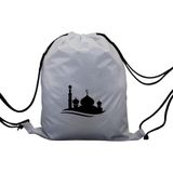 Hero Tasarım Hero tasarım Cami - Ipli Spor Sırt Çantası - Günlük - Okul 35*46CM One Size | INN1098 - Beyaz - Standart