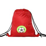 Hero Tasarım Hero tasarım Futbol Topu - Ipli Spor Sırt Çantası - Günlük - Okul 35*46CM One Size | INN1112 - Kırmızı - Standart