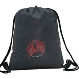 Hero Tasarım Hero tasarım Geometrik Bisiklet Baskılı - Ipli Spor Sırt Çantası - Günlük - Okul 35*46CM One Size | INN1063 - Gri - Standart