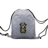 Hero Tasarım Hero tasarım Görmedim-Duymadım-Bilmiyorum - Ipli Spor Sırt Çantası - Günlük - Okul 35*46CM One Size | INN1047 - Beyaz - Standart
