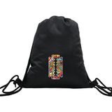 Hero Tasarım Hero tasarım Graffiti Jilet Baskılı - Ipli Spor Sırt Çantası - Günlük - Okul 35*46CM One Size | INN1058 - 000-Siyah - Standart