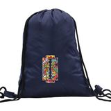 Hero Tasarım Hero tasarım Graffiti Jilet Baskılı - Ipli Spor Sırt Çantası - Günlük - Okul 35*46CM One Size | INN1058 - 003-Lacivert - Standart