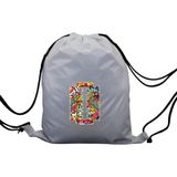 Hero Tasarım Hero tasarım Graffiti Jilet Baskılı - Ipli Spor Sırt Çantası - Günlük - Okul 35*46CM One Size | INN1058 - Beyaz - Standart
