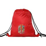 Hero Tasarım Hero tasarım Graffiti Jilet Baskılı - Ipli Spor Sırt Çantası - Günlük - Okul 35*46CM One Size | INN1058 - Kırmızı - Standart