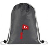 Hero Tasarım Hero tasarım Ilelebet - Ipli Spor Sırt Çantası - Günlük - Okul 35*46CM One Size | INN1007 - Gri - Standart