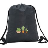 Hero Tasarım Hero tasarım Kaktüs - Ipli Spor Sırt Çantası - Günlük - Okul 35*46CM One Size | INN1101 - Gri - Standart