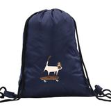 Hero Tasarım Hero tasarım Kedi - Ipli Spor Sırt Çantası - Günlük - Okul 35*46CM One Size | INN1103 - 003-Lacivert - Standart