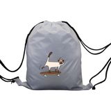 Hero Tasarım Hero tasarım Kedi - Ipli Spor Sırt Çantası - Günlük - Okul 35*46CM One Size | INN1103 - Beyaz - Standart