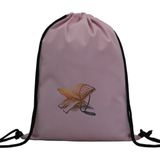 Hero Tasarım Hero tasarım Kur'an-I Kerim - Ipli Spor Sırt Çantası - Günlük - Okul 35*46CM One Size | INN1093 - Pembe - Standart