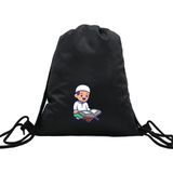 Hero Tasarım Hero tasarım Kur'an Okuyan Çocuk - Ipli Spor Sırt Çantası - Günlük - Okul 35*46CM One Size | INN1090 - 000-Siyah - Standart