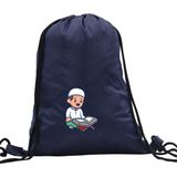 Hero Tasarım Hero tasarım Kur'an Okuyan Çocuk - Ipli Spor Sırt Çantası - Günlük - Okul 35*46CM One Size | INN1090 - 003-Lacivert - Standart