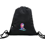 Hero Tasarım Hero tasarım Kur'an Okuyan Kız - Ipli Spor Sırt Çantası - Günlük - Okul 35*46CM One Size | INN1092 - 000-Siyah - Standart