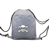 Hero Tasarım Hero tasarım Kuru Kafa - Ipli Spor Sırt Çantası - Günlük - Okul 35*46CM One Size | INN1109 - Beyaz - Standart