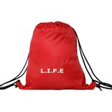 Hero Tasarım Hero tasarım Life - Ipli Spor Sırt Çantası - Günlük - Okul 35*46CM One Size | INN1087 - Kırmızı - Standart