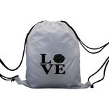 Hero Tasarım Hero tasarım Love - Ipli Spor Sırt Çantası - Günlük - Okul 35*46CM One Size | INN1088 - Beyaz - Standart