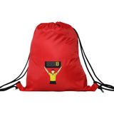 Hero Tasarım Hero tasarım Maç Skoru - Ipli Spor Sırt Çantası - Günlük - Okul 35*46CM One Size | INN1114 - Kırmızı - Standart