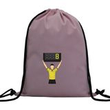 Hero Tasarım Hero tasarım Maç Skoru - Ipli Spor Sırt Çantası - Günlük - Okul 35*46CM One Size | INN1114 - Pembe - Standart