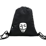 Hero Tasarım Hero tasarım Mask - Ipli Spor Sırt Çantası - Günlük - Okul 35*46CM One Size | INN1082 - 000-Siyah - Standart
