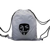 Hero Tasarım Hero tasarım Mask - Ipli Spor Sırt Çantası - Günlük - Okul 35*46CM One Size | INN1082 - Beyaz - Standart