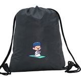 Hero Tasarım Hero tasarım Namaz Kılan Çocuk - Ipli Spor Sırt Çantası - Günlük - Okul 35*46CM One Size | INN1091 - Gri - Standart
