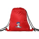 Hero Tasarım Hero tasarım Namaz Kılan Çocuk - Ipli Spor Sırt Çantası - Günlük - Okul 35*46CM One Size | INN1091 - Kırmızı - Standart