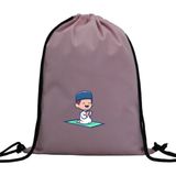 Hero Tasarım Hero tasarım Namaz Kılan Çocuk - Ipli Spor Sırt Çantası - Günlük - Okul 35*46CM One Size | INN1091 - Pembe - Standart