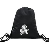 Hero Tasarım Hero tasarım Oh Shit - Ipli Spor Sırt Çantası - Günlük - Okul 35*46CM One Size | INN1040 - 000-Siyah - Standart