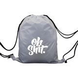 Hero Tasarım Hero tasarım Oh Shit - Ipli Spor Sırt Çantası - Günlük - Okul 35*46CM One Size | INN1040 - Beyaz - Standart