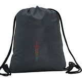 Hero Tasarım Hero tasarım Oyun Zarı Kılıç Baskılı - Ipli Spor Sırt Çantası - Günlük - Okul 35*46CM One Size | INN1065 - Gri - Standart