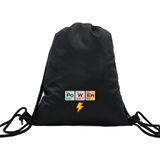 Hero Tasarım Hero tasarım Power - Ipli Spor Sırt Çantası - Günlük - Okul 35*46CM One Size | INN1051 - 000-Siyah - Standart