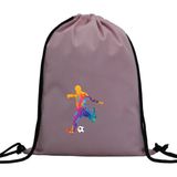 Hero Tasarım Hero tasarım Renkli Futbolcu - Ipli Spor Sırt Çantası - Günlük - Okul 35*46CM One Size | INN1019 - Pembe - Standart