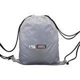 Hero Tasarım Hero tasarım Şarj Bitiyor - Ipli Spor Sırt Çantası - Günlük - Okul 35*46CM One Size | INN1104 - Beyaz - Standart