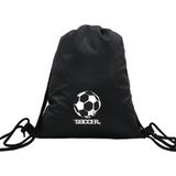 Hero Tasarım Hero tasarım Soccer Futbol Topu Baskılı - Ipli Spor Sırt Çantası - Günlük - Okul 35*46CM One Size | INN1115 - 000-Siyah - Standart