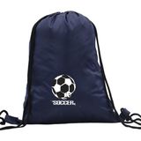 Hero Tasarım Hero tasarım Soccer Futbol Topu Baskılı - Ipli Spor Sırt Çantası - Günlük - Okul 35*46CM One Size | INN1115 - 003-Lacivert - Standart