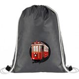 Hero Tasarım Hero tasarım Tünel - Ipli Spor Sırt Çantası - Günlük - Okul 35*46CM One Size | INN1014 - Gri - Standart