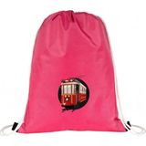 Hero Tasarım Hero tasarım Tünel - Ipli Spor Sırt Çantası - Günlük - Okul 35*46CM One Size | INN1014 - Pembe - Standart