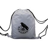 Hero Tasarım Hero tasarım Viking Pusulası ve Kuzgun - Ipli Spor Sırt Çantası - Günlük - Okul 35*46CM One Size | INN1068 - Beyaz - Standart
