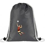 Hero Tasarım Hero tasarım Voleybol - Ipli Spor Sırt Çantası - Günlük - Okul 35*46CM One Size | INN1006 - Gri - Standart