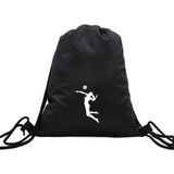 Hero Tasarım Hero tasarım Voleybolcu - Ipli Spor Sırt Çantası - Günlük - Okul 35*46CM One Size | INN1005 - 000-Siyah - Standart