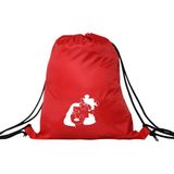 Hero Tasarım Hero tasarım Yapboz - Ipli Spor Sırt Çantası - Günlük - Okul 35*46CM One Size | INN1038 - Kırmızı - Standart