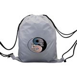 Hero Tasarım Hero tasarım Yin Yang Kuru Kafa - Ipli Spor Sırt Çantası - Günlük - Okul 35*46CM One Size | INN1070 - Beyaz - Standart