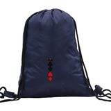 Hero Tasarım Hero tasarımiskambil Sembolleri ve Taç - Ipli Spor Sırt Çantası - Günlük - Okul 35*46CM One Size | INN1069 - 003-Lacivert - Standart