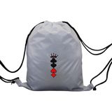 Hero Tasarım Hero tasarımiskambil Sembolleri ve Taç - Ipli Spor Sırt Çantası - Günlük - Okul 35*46CM One Size | INN1069 - Beyaz - Standart