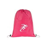 Hero Tasarım Koşu - Ipli Spor Sırt Çantası - Günlük - Okul 35*45CM One Size | HR1029 - Pembe - 20 L