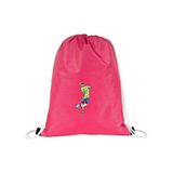 Hero Tasarım Neymar- Ipli Sırt Çantası - Spor - Günlük - Okul 35*45CM One Size | BLL4608 - Pembe